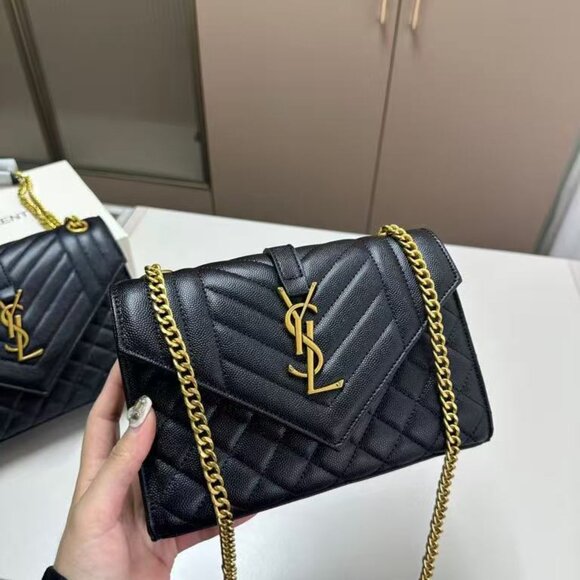 Yves Saint Laurent Caviar Envelope Bag - Picture 1 of 9